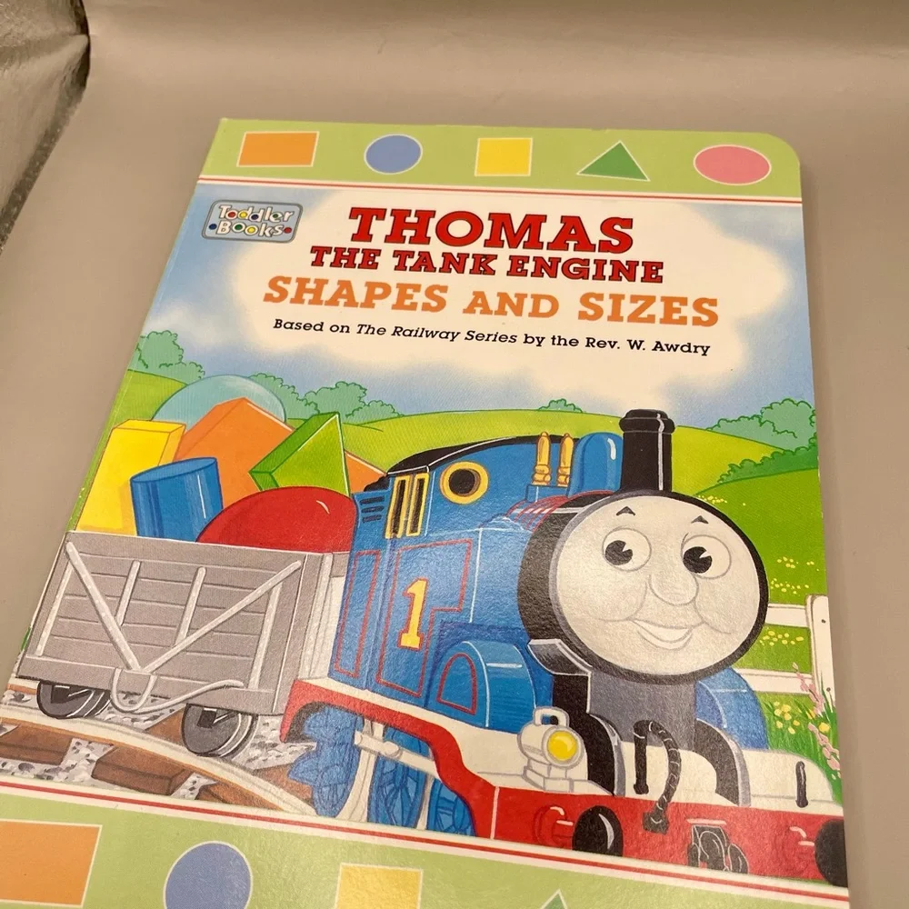 Vintage Thomas the train take along box of 4 board books for your toddler.